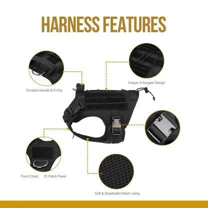 No-Pull Service Dog Vest - Happy Tails