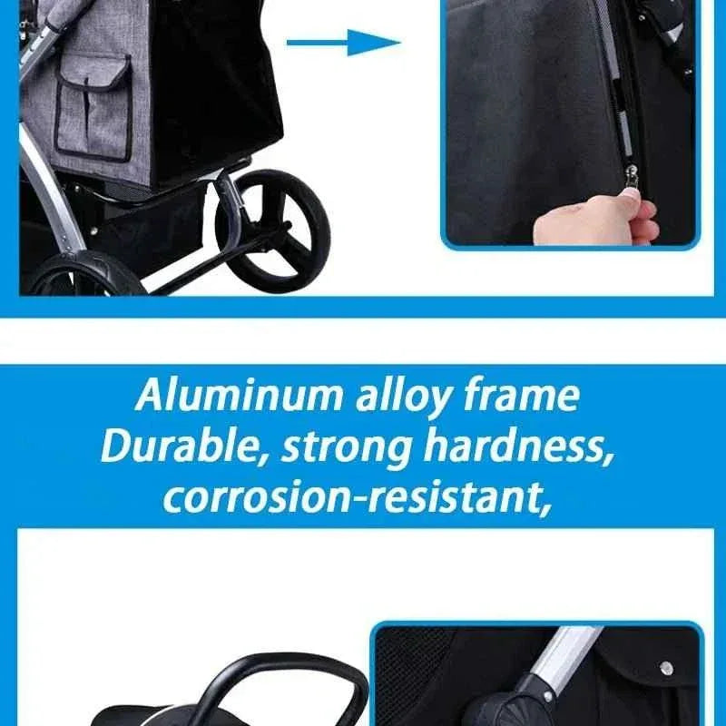 Foldable Dog Stroller - Happy Tails
