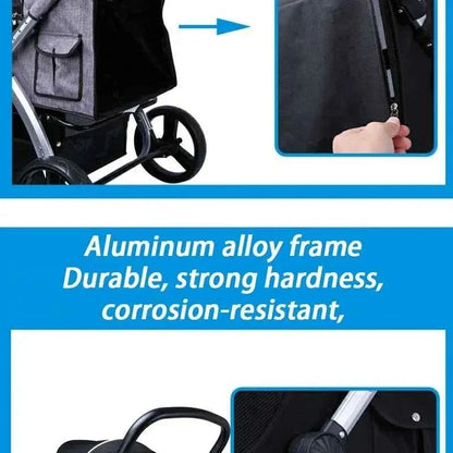 Foldable Dog Stroller - Happy Tails