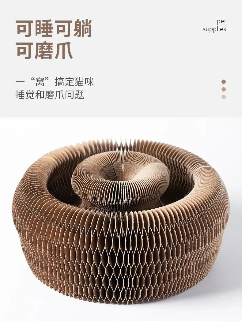 Stylish Cat Scratching Board - Happy Tails - paws & love