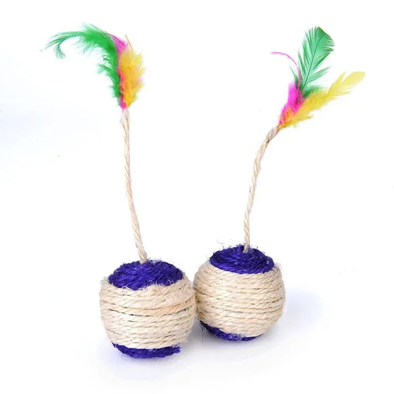 Feather Cat Toy - Happy Tails - paws & love