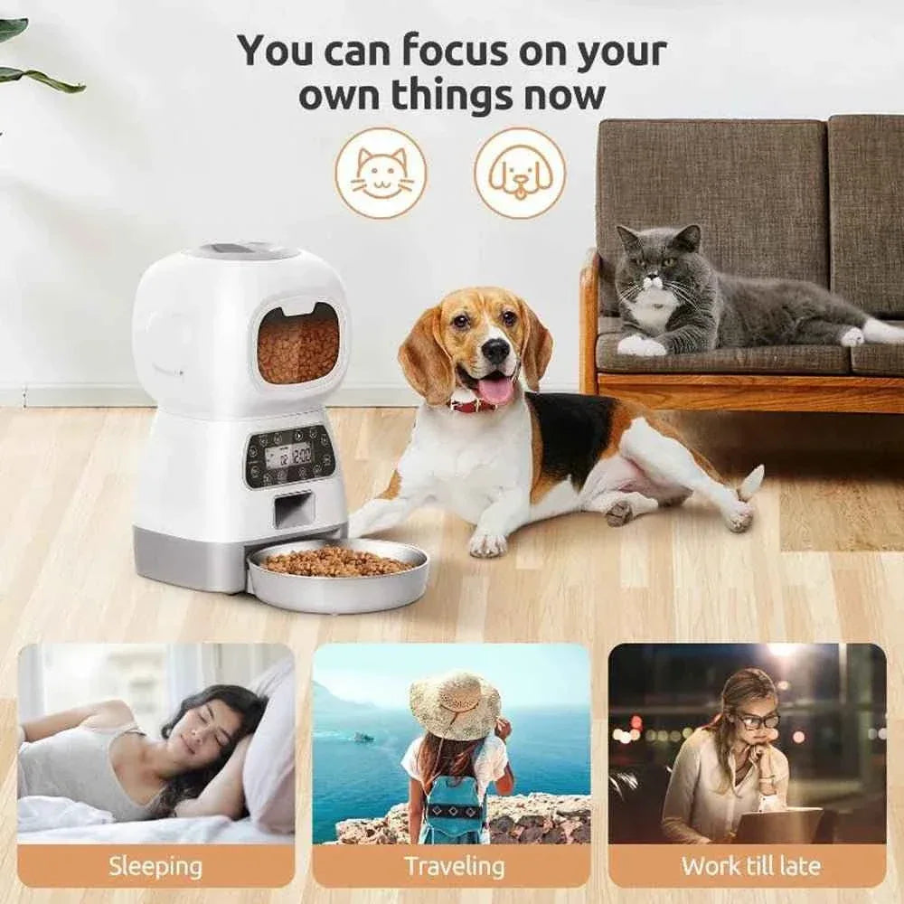 Automatic Pet Feeder - Happy Tails - paws & love