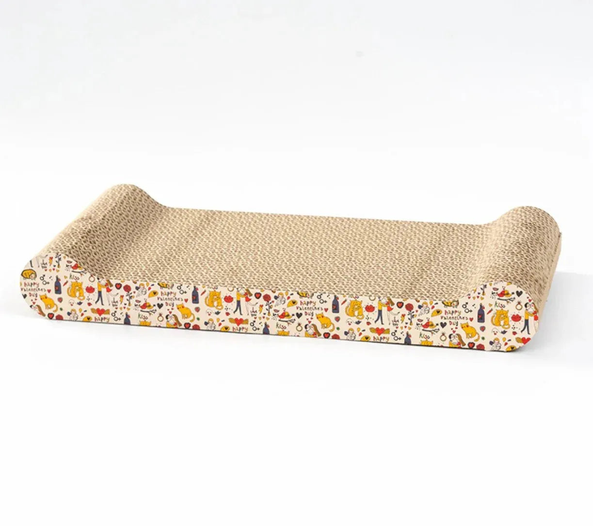 Interactive Corrugated Cat Scratcher - Happy Tails - paws & love