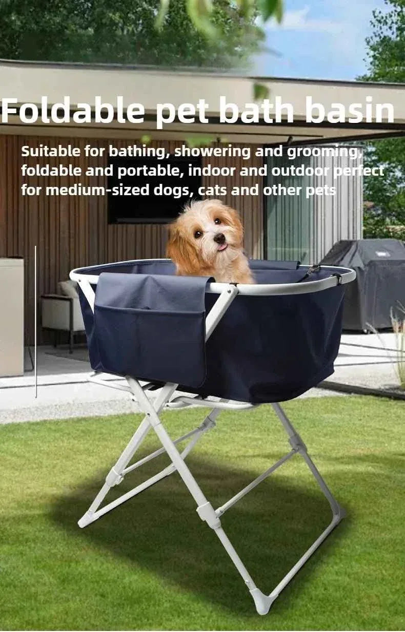 Foldable Pet Bath Tub - Happy Tails