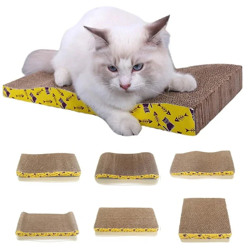 Interactive Corrugated Cat Scratcher - Happy Tails - paws & love