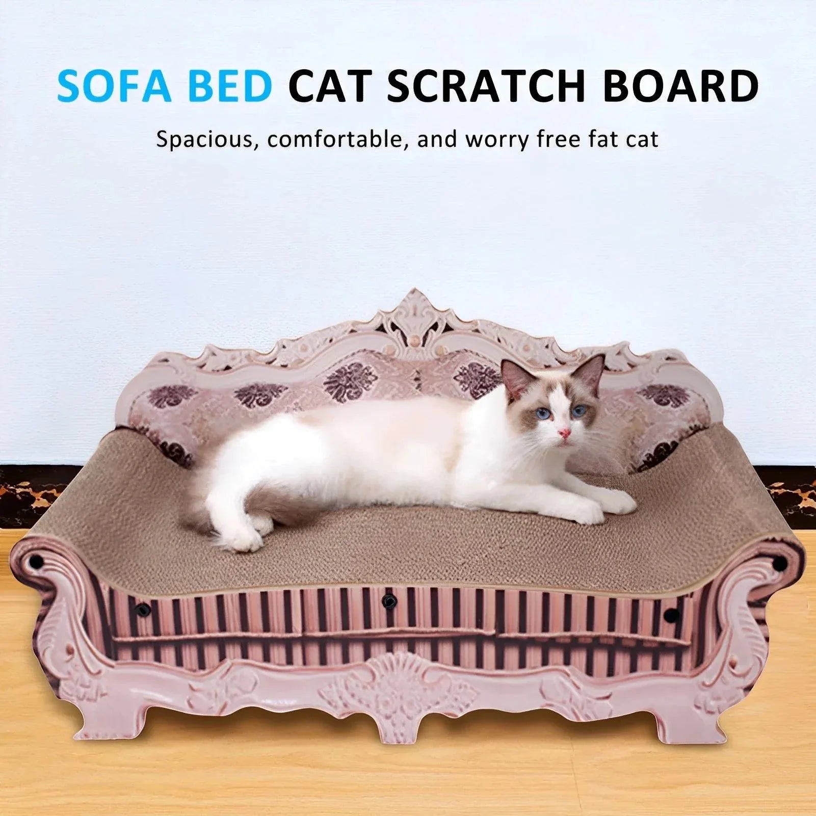 PawPal Cat Scratching Board - Eco-Friendly Design for Happy Claws - Happy Tails - paws & love