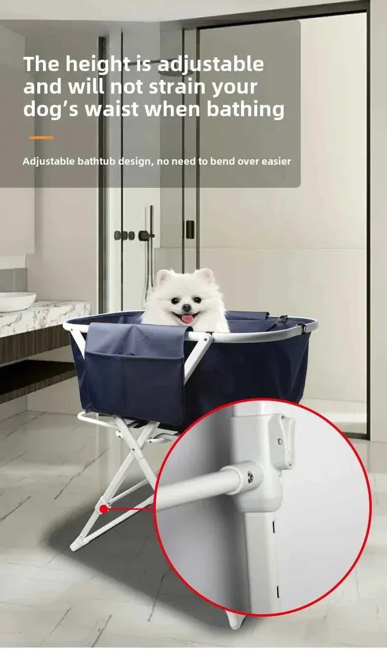 Foldable Pet Bath Tub - Happy Tails