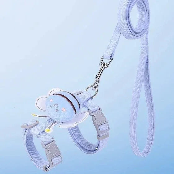 Cat Harness Leash Collar - Happy Tails - paws & love