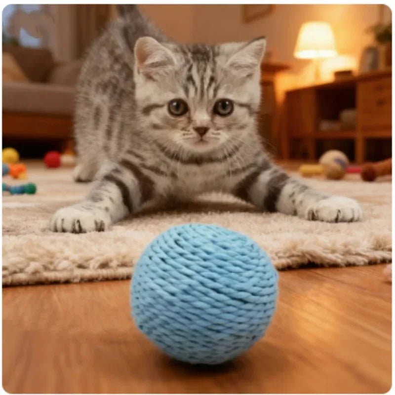 Purrfect Play Cat Scratching Ball - Happy Tails - paws & love
