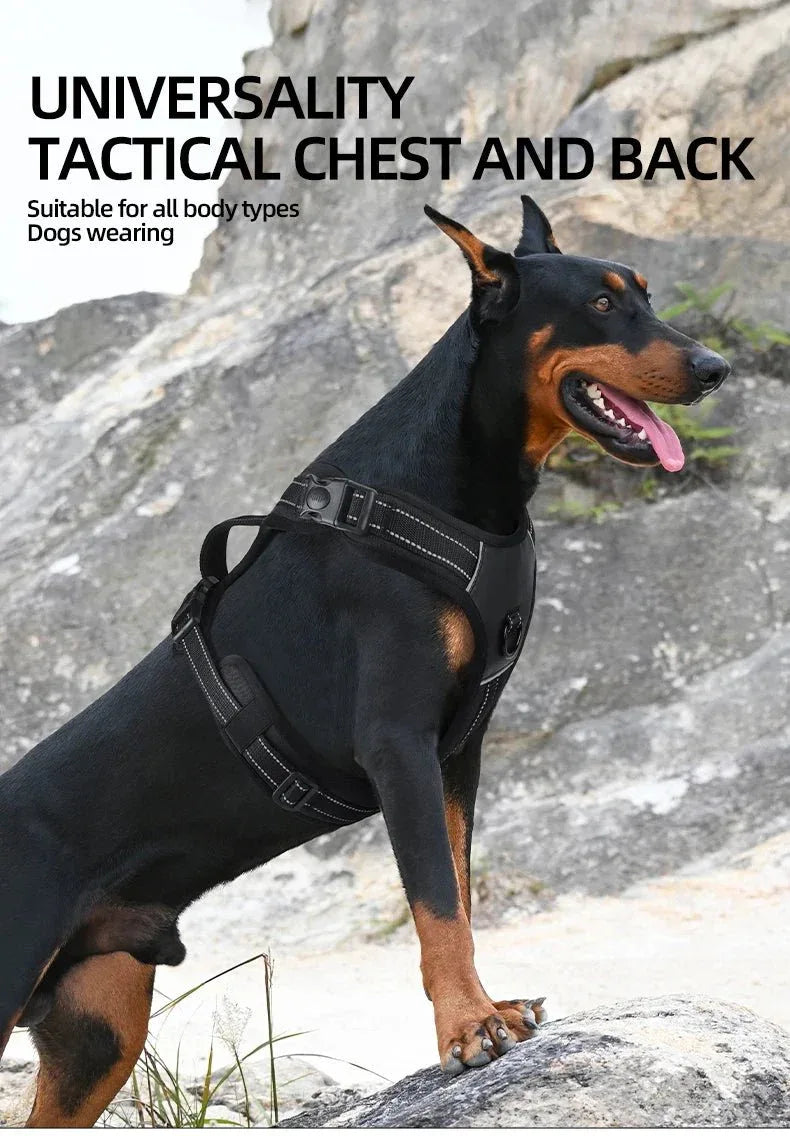 Dog Harness Reflective No-Choke - Happy Tails - paws & love