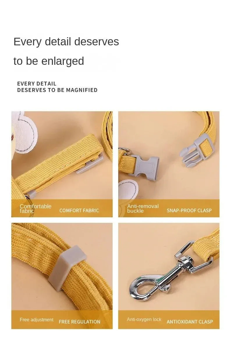 Cat Harness Leash Collar - Happy Tails - paws & love