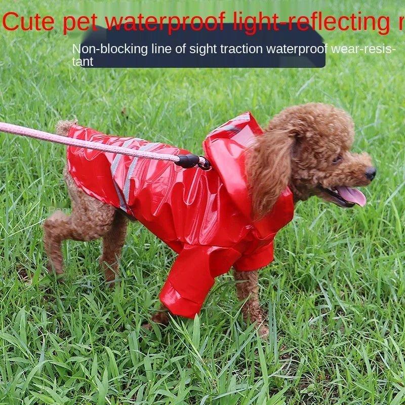 Waterproof Dog Jacket with Reflective Stripes for All Weathe - Happy Tails - paws & love