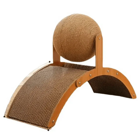 Feline Fun Cat Scratching Ball - Engaging, Durable Toy for Ultimate Playtime - Happy Tails