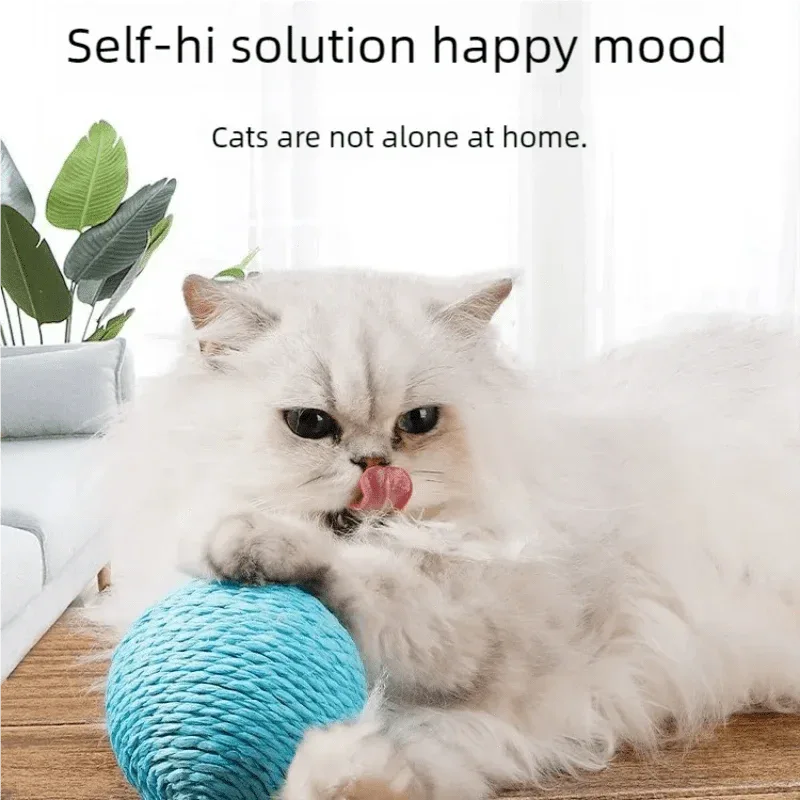 Cat Scratching Ball - Interactive Toy - Happy Tails - paws & love